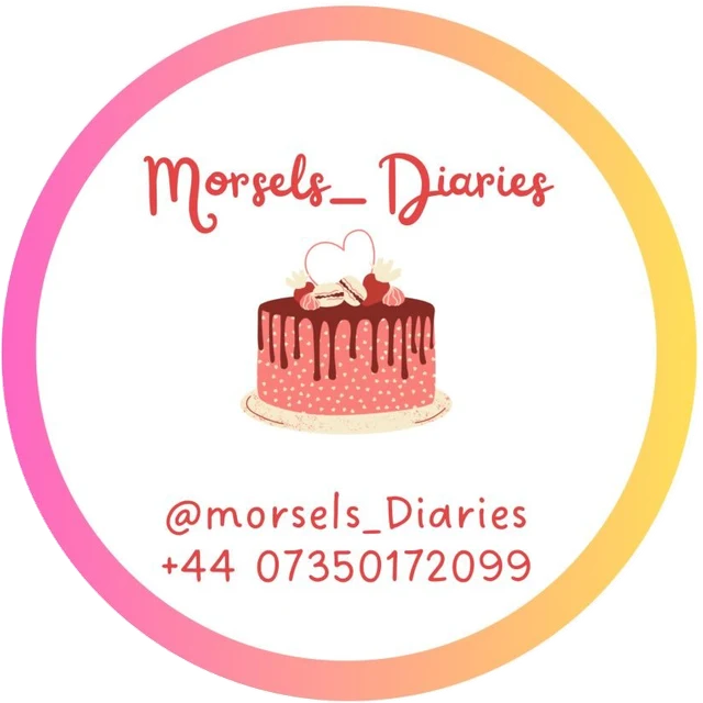 The Morsels Diaries sticker that goes on every box